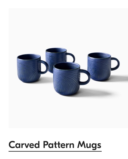 Carved Pattern Mugs