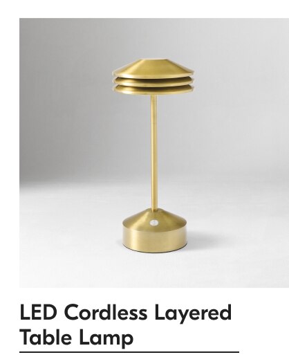 LED Cordless Layered Table Lamp