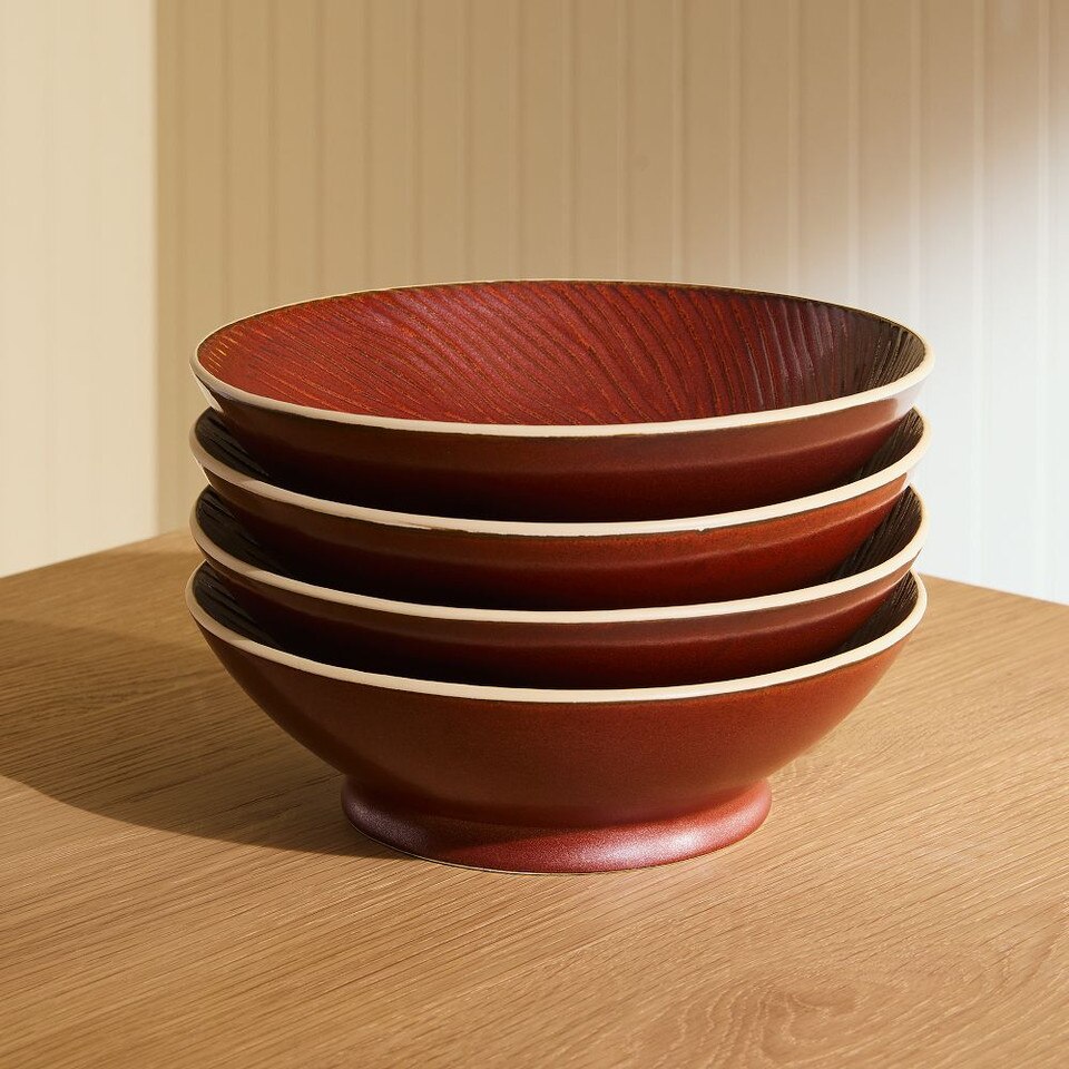 Marcus Samuelsson Carved Pattern Pasta Bowl