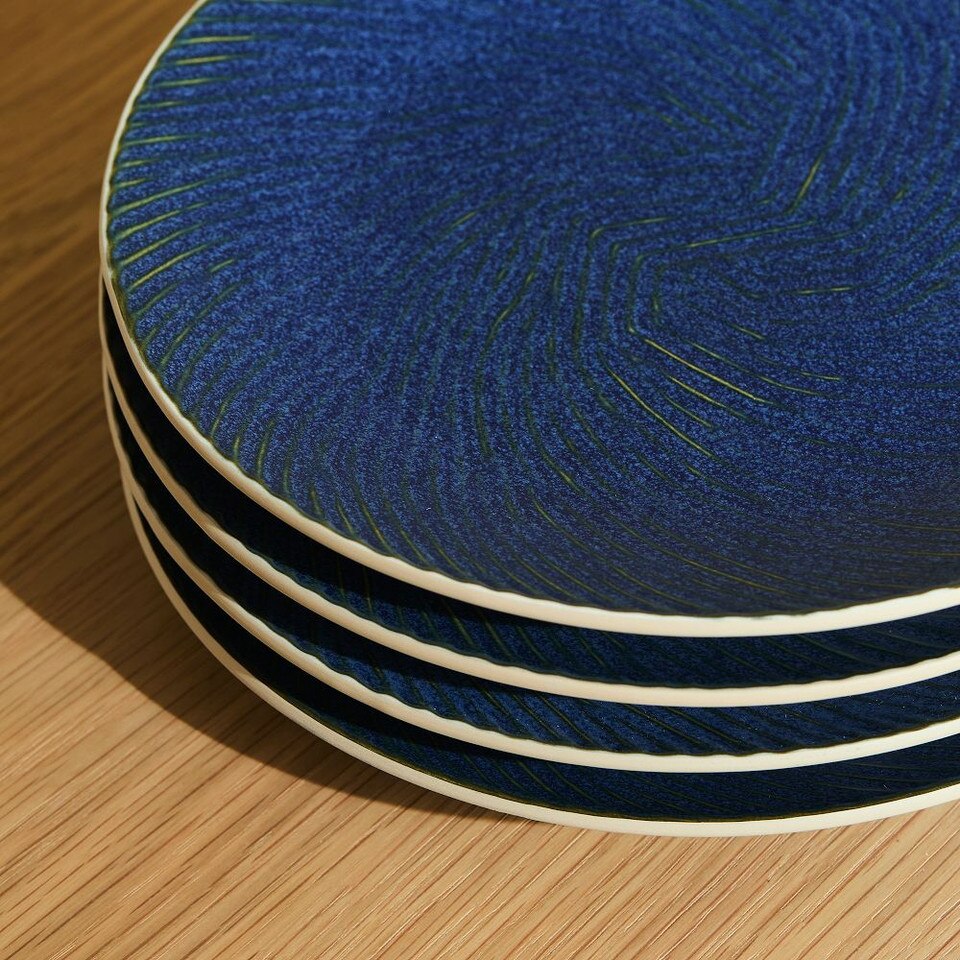 Marcus Samuelsson Carved Pattern Salad Plate