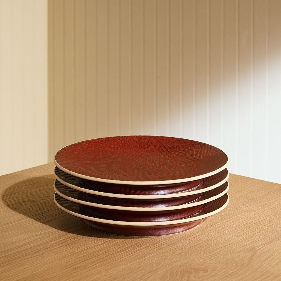 Marcus Samuelsson Carved Pattern Salad Plate