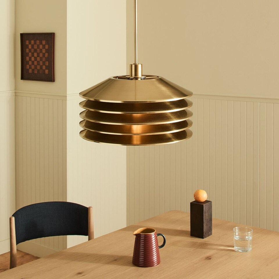 Marcus Samuelsson Layered Brass Pendant (46 cm)